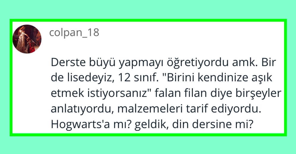 Okuldaki Din Öğretmenleriyle Başlarından Geçen Tuhaf Olayları Paylaşan Kişilerin Komik Anıları