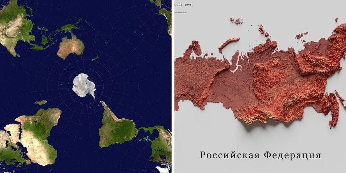15 уникальных и информативных карт, которые могут изменить ваш взгляд на мир