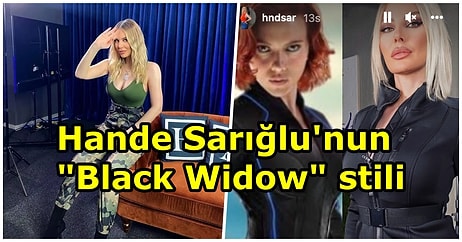 Türk İşi "Black Widow": Hande Sarıoğlu'nun Scarlett Johansson'ı Andıran Stili Sevenlerinden Tam Not Aldı 🔥