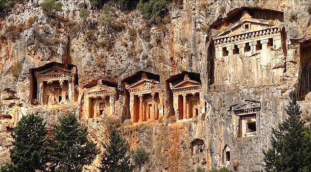 4. Dalyan- Kaunos Kral Mezarları