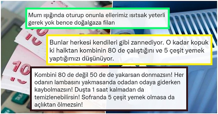 'Kombiyi 50 Derece Yaksanız Donmazsınız' Diyen Twitter Kullanıcısına Vatandaşlardan Haklı İsyanlar Geldi!