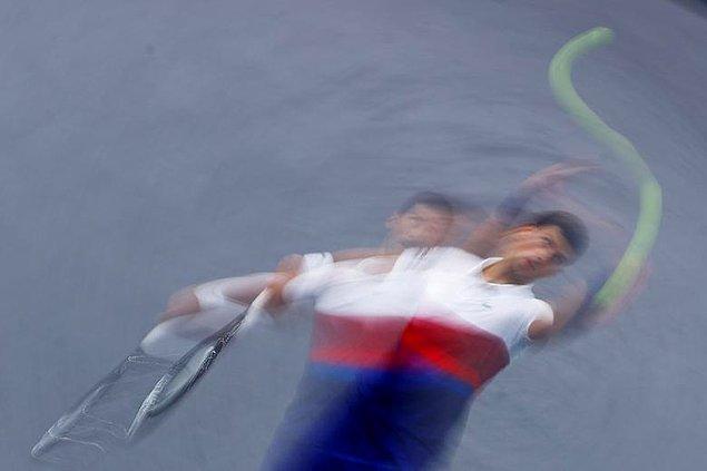 33. Novak Djokovic'in Paris Masters yarı final maçından