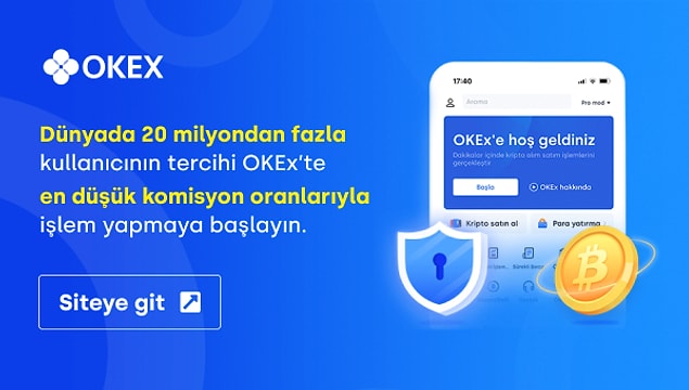 Kripto para konusundaki tüm işlemlerinizi Dünyanın Lider Kripto Borsası OKEx ile gerçekleştirebilirsiniz!