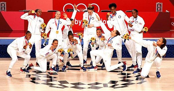 43. 8 Ağustos - 2020 Tokyo Olimpiyat Oyunları'nda Kadın basketbolunda ABD, finalde Japonya'yı 90-75 yenerek üst üste 7. kez altın madalya aldı.