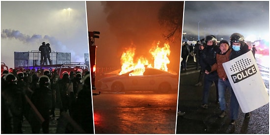 Kazakistan'ın Gezisi mi Oluyor? Akaryakıt Protestoları Tüm Ülkeye Yayıldı