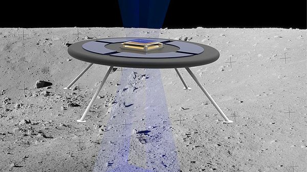 Havaya gerek duymadan uçabilen bu disk şeklindeki araç, elektriksel alanı kullanarak uzayda hareket edebilecek.