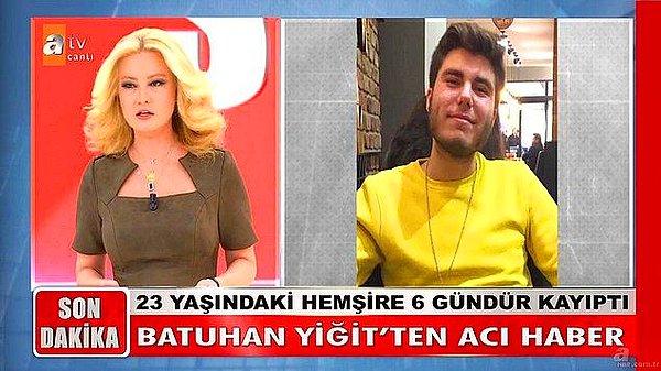 8. Müge Anlı, kayıp olarak aranan 23 yaşındaki Batuhan Yiğit'in ölümüyle ilgili önemli detayları canlı yayında açıkladı. Anlı, Yiğit'in çantasında üç sayfalık bir intihar notu bulunduğunu belirtti.
