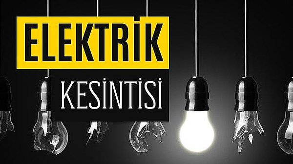 7 Ocak Cuma Elektrik Kesintisi Listesi