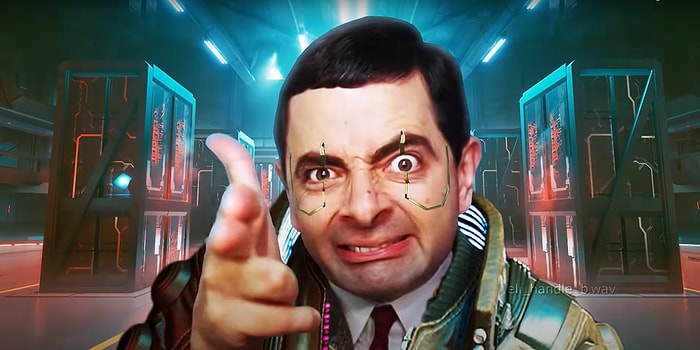 Night City'nin Yeni Efsanesi: Mr Bean'i Cyberpunk 2077 Evrenine Işınlayan Bu Çalışmayı Mutlaka Görmelisiniz!