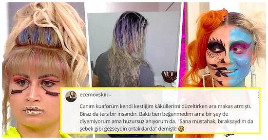 Saçlarıyla Pişmaniye Arasında Fark Kalmayan Kötü Kuaför Mağdurları Hepinize Kocaman Bir Kahkaha Attıracak