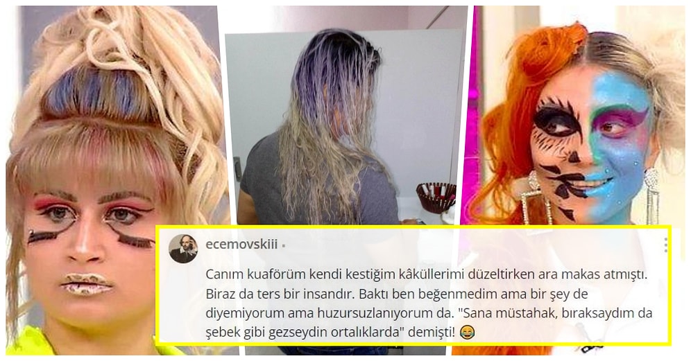 Saçlarıyla Pişmaniye Arasında Fark Kalmayan Kötü Kuaför Mağdurları Hepinize Kocaman Bir Kahkaha Attıracak