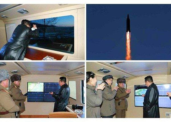 21. Kuzey Kore'nin, 1000 kilometre mesafedeki hedefi başarıyla vuran hipersonik füze denediği belirtildi.
