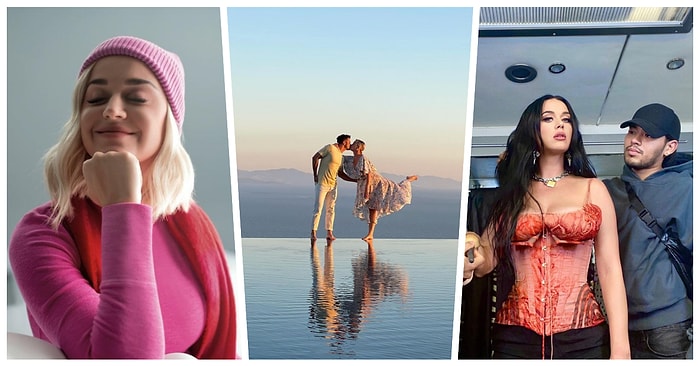 Dünyaca Ünlü Şarkıcı Katy Perry Üstsüz Paylaşımlarıyla Ortalığa Alevli Aduket Atarak Gündeme Oturdu