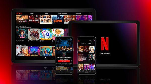 Netflix Games platformun kullanıcılarına sunduğu bir oyun kütüphanesi.