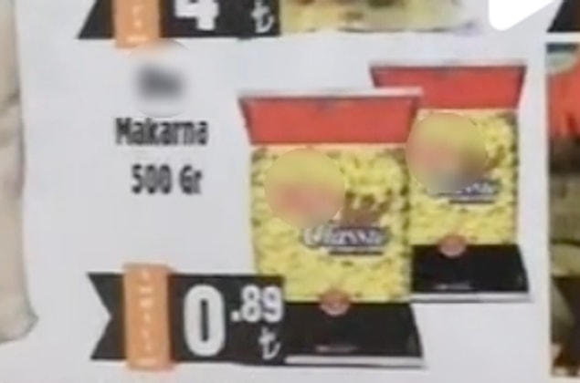 16. Makarna - 0.89 TL