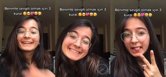 Troll mü Yapıyor Gerçek mi Bilinmeyen Genç Kadının Sevgili Kriterlerini Açıkladığı Bir Acayip Video