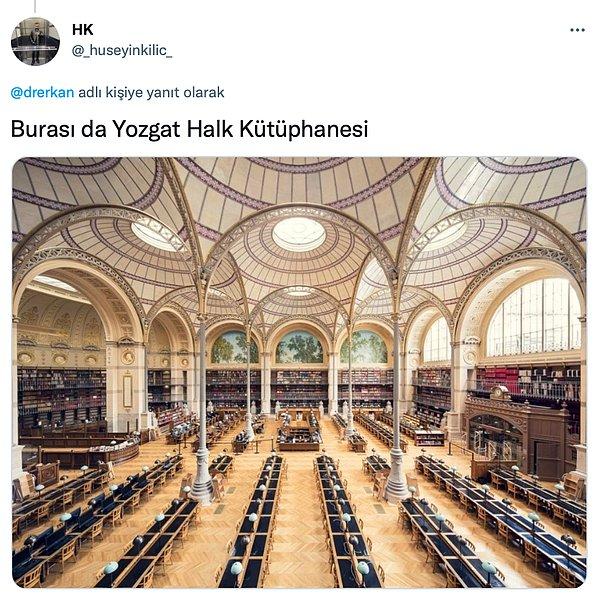 2. Yozgat zaten bu kütüphane kadar değil mi? 😂