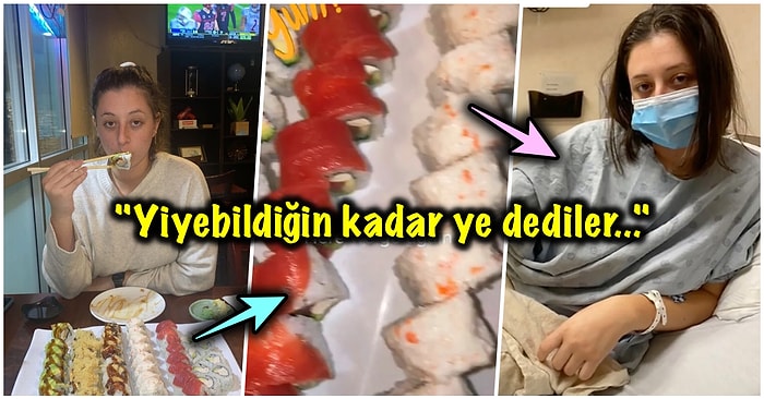 Açık Büfe Diye Tek Oturuşta Tam 32 Tane Sushi Yiyen Kadının Hastane Köşelerinde Biten Bahtsız Hikayesi