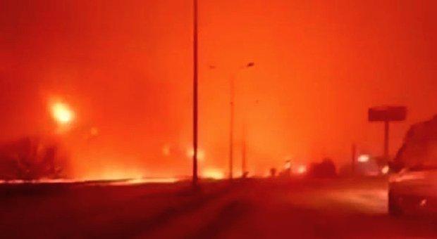 Kahramanmaraş'ta BOTAŞ'a Ait Petrol Boru Hattında Patlama Meydana Geldi