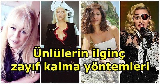 Zerrin Özer'den Christina Aguilera, Kefirden Keten Tohumuna: Ünlülerin Birbirinden İlginç Zayıflama Yöntemleri