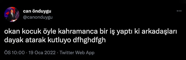 Bazen sevinçten ne yapacağını bilemezsin.