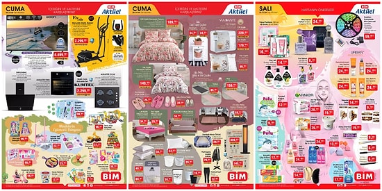 25 - 28 Ocak BİM Aktüel İndirim Kataloğu