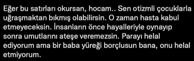 Kullanıcı, gittiği doktorun tavrını dile getirirken,