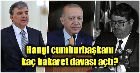 Hangi Türkiye Cumhurbaşkanının En Çok Hakaret Suçuyla Dava Açtığını Tahmin Edebilecek misiniz?