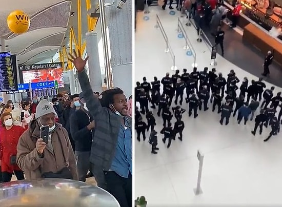 İstanbul Havalimanında Mahsur Kalan Turistler, 'We Need Hotel' Sloganı Attı: Çevik Kuvvet Ekipleri Sevk Edildi