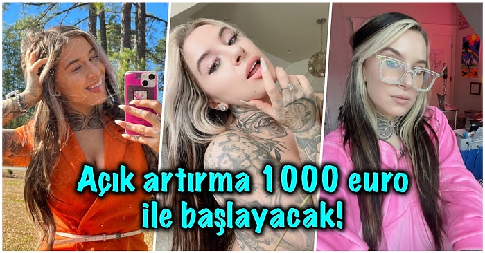 Tükürüğünü Satarak Köşeyi Dönen TikTok Fenomeni Kullanılmış Spiralini Açık Artırmaya Çıkartacağını Duyurdu!