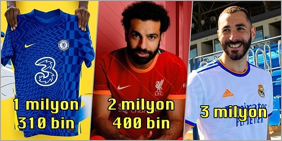 Son Bir Yılda Avrupa'da En Çok Forması Satılan 10 Futbol Kulübü