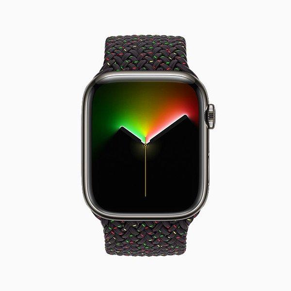 Açıklamaya göre şirket, Apple Watch üzerindeki her pikselin üzerine düşen ışığı ve gölgeyi test ederek gün boyunca renklerin dinamik olarak değiştiriyor.