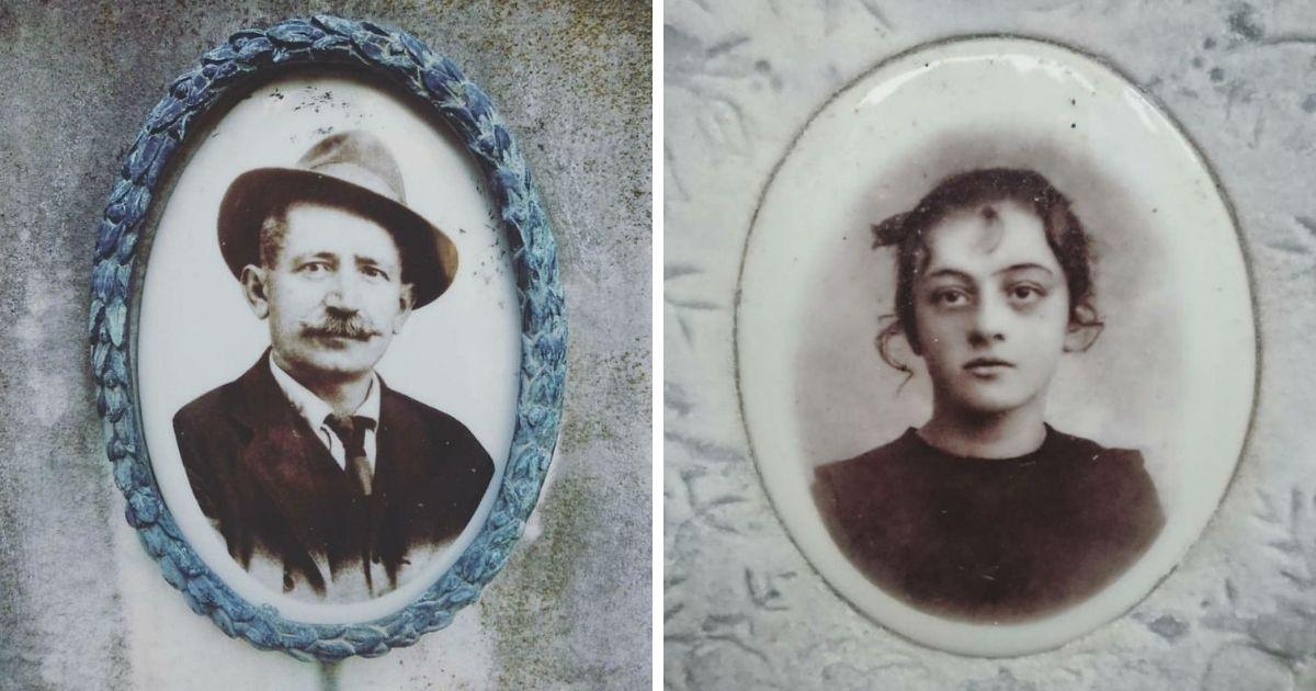 15 удивительных фотографий, которые девушка нашла на старых надгробиях итальянских кладбищ