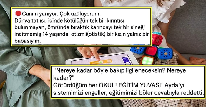 Otizmli Kızıyla Toplumda Yaşadığı Zorlukları Anlatan Babanın Boğazınızı Düğüm Düğüm Yapacak Hikayesi