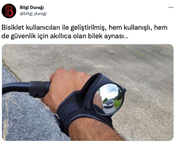 5. Birileri sonunda bisiklet kullanıcılarını da düşünmüş.