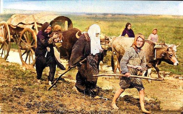 4. Türk sivillerin Bulgarların önünden kaçması, Edirne, 1913.