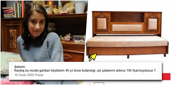 Sadece Yaşlı Tayfanın Hatırlayacağı Kütüphaneli Çekyatın Fiyatını Görünce Köydeki Anneannenize Koşacaksınız