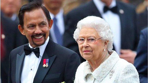 Brunei Sultanı, Hassanal Bolkiah'ın 28 milyon dolarlık serveti olduğu tahmin ediliyor.