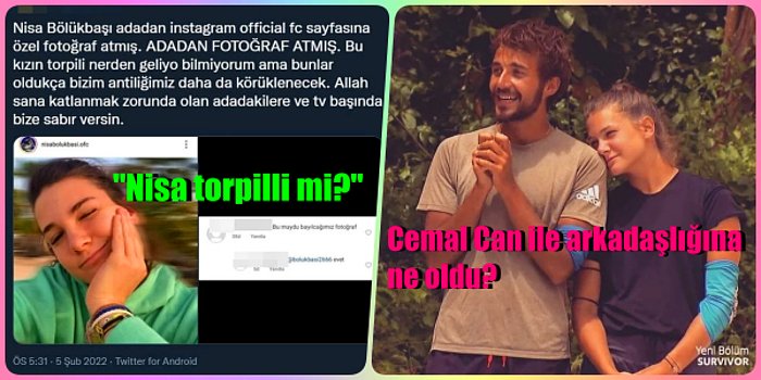 Survivor'da Her An Farklı Bir Konuyla Gündeme Gelen Nisa'nın Adada Dahil Olduğu Gıybet Çemberi