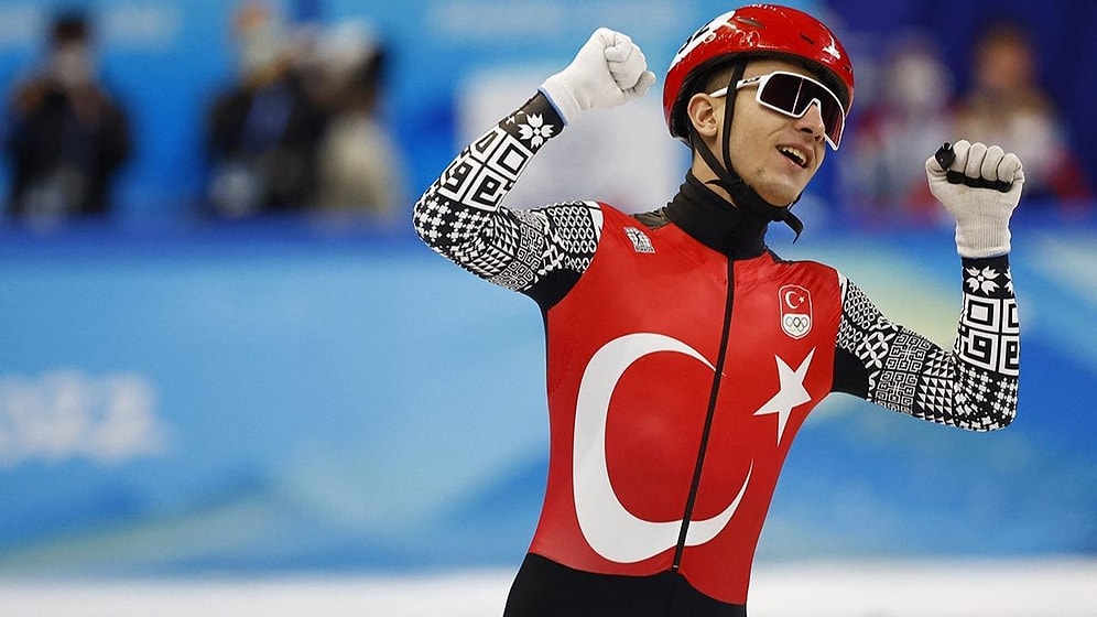 Kış Olimpiyatlarında Kısa Mesafe Sürat Pateni 1000 Metrede Mücadele Eden Furkan Akar'dan Tarihi Başarı