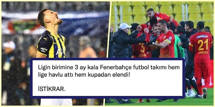 Fenerbahçe, 45 Dakika 10 Kişi Oynayan Kayserispor'a 90+4 Yediği Golle Yenilerek Türkiye Kupası'na Veda Etti