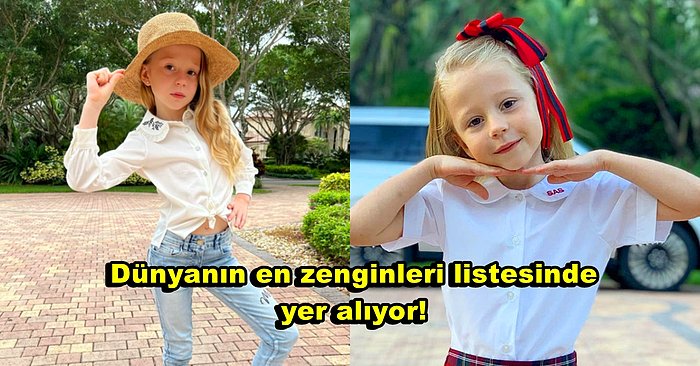 Henüz 7 Yaşında Olmasına Rağmen Milyoner Olmayı Başaran Anastasia Radzinskaya'nın İlham Dolu Hikayesi