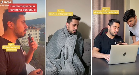 Cumhurbaşkanı Erdoğan'ın Karantinasını Gün Gün Taklit Eden TikToker: 'Ey Pos Cihazı Sen Kimsin ya?'