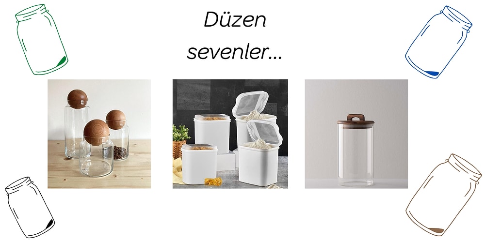 Mutfakta Yenilik Zamanı! Daha Düzenli Bir Görünüm İçin Baharatlık ve Saklama Kapları