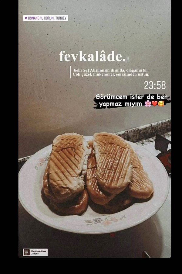 1. Fevkaladenin fevkinde.