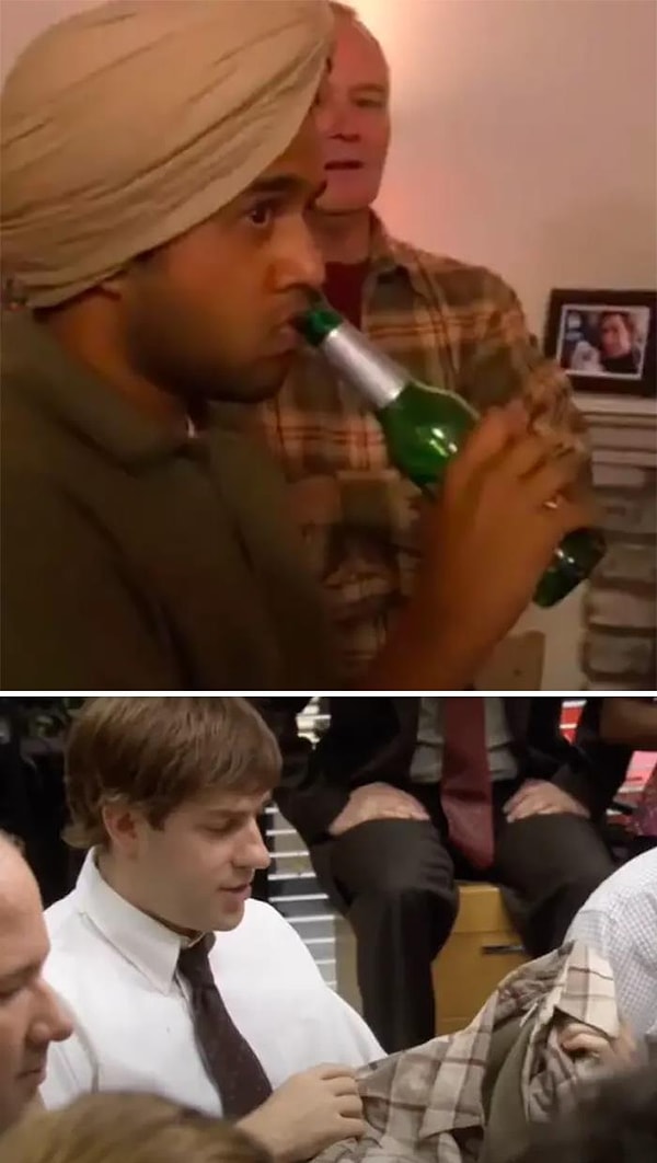 18. Крид подарил Джиму рубашку на Рождество, но Крид на самом деле носил эту рубашку на барбекю Джима