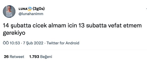 13. O kadar yani...