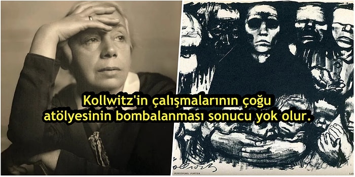 I. Dünya Savaşı’nda Oğlunu, II. Dünya Savaşı’nda Torununu Kaybetmiş Izdırap Dolu Bir Yürek: Käthe Kollwitz