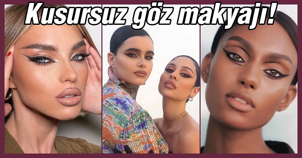 2022 Makyaj Trendlerine Tekrar Giren Kedi Gözü Eyeliner Nasıl Çekilir?