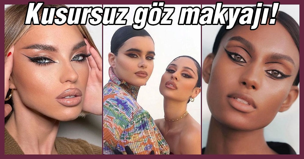 2022 Makyaj Trendlerine Tekrar Giren Kedi Gözü Eyeliner Nasıl Çekilir?